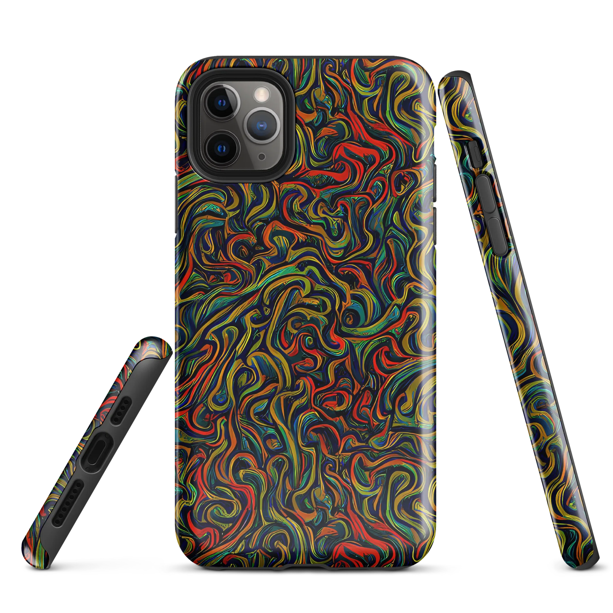 The Color Surge on Tough Case for iPhone® — Front