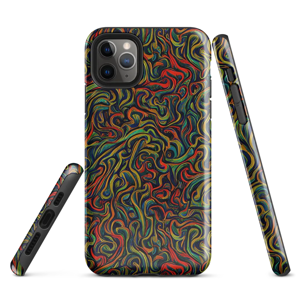 The Color Surge on Tough Case for iPhone® — Front