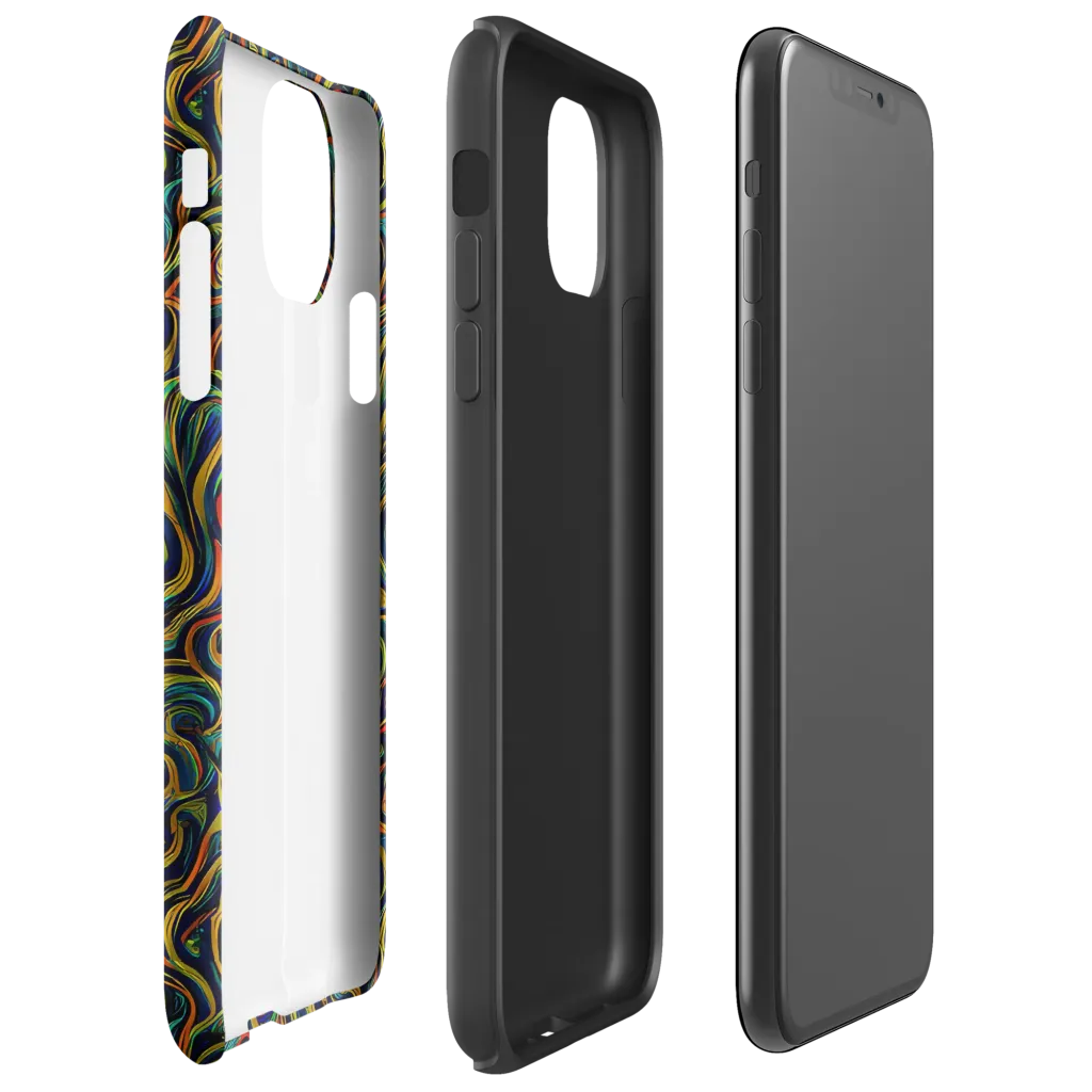 The Color Surge on Tough Case for iPhone® — Right
