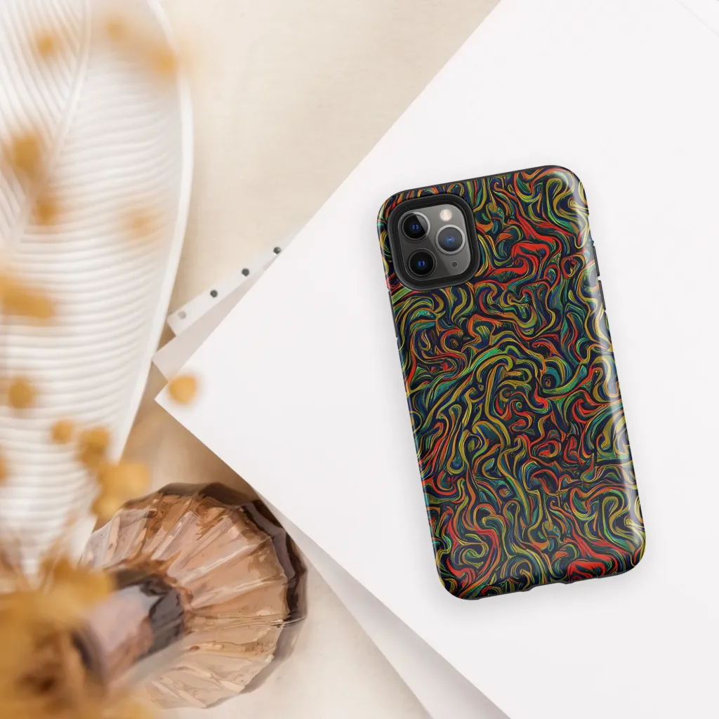 The Color Surge on Tough Case for iPhone® — Front
