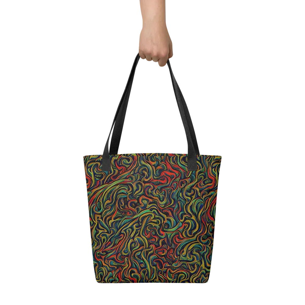 The Color Surge on Tote Bag — Front