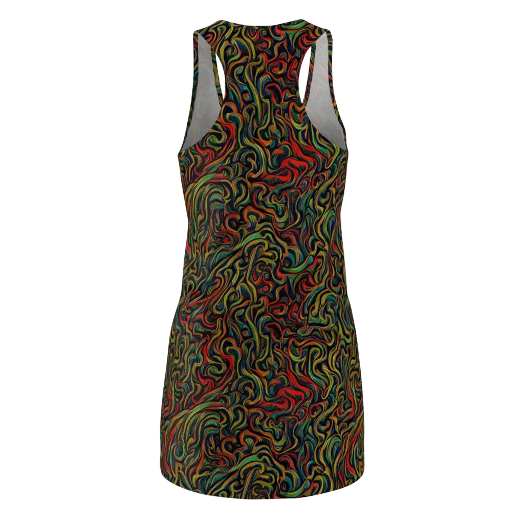 The Color Surge on Racerback Dress — Back