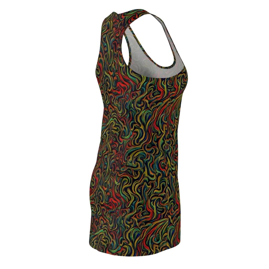 The Color Surge on Racerback Dress — Back Side