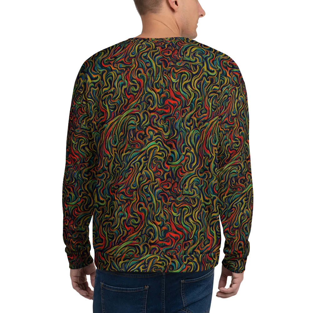 The Color Surge on Sweatshirt — Back