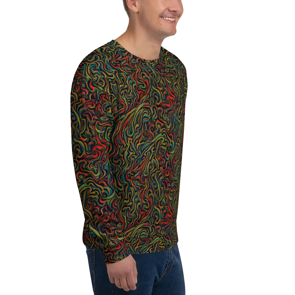 The Color Surge on Sweatshirt — Right Front