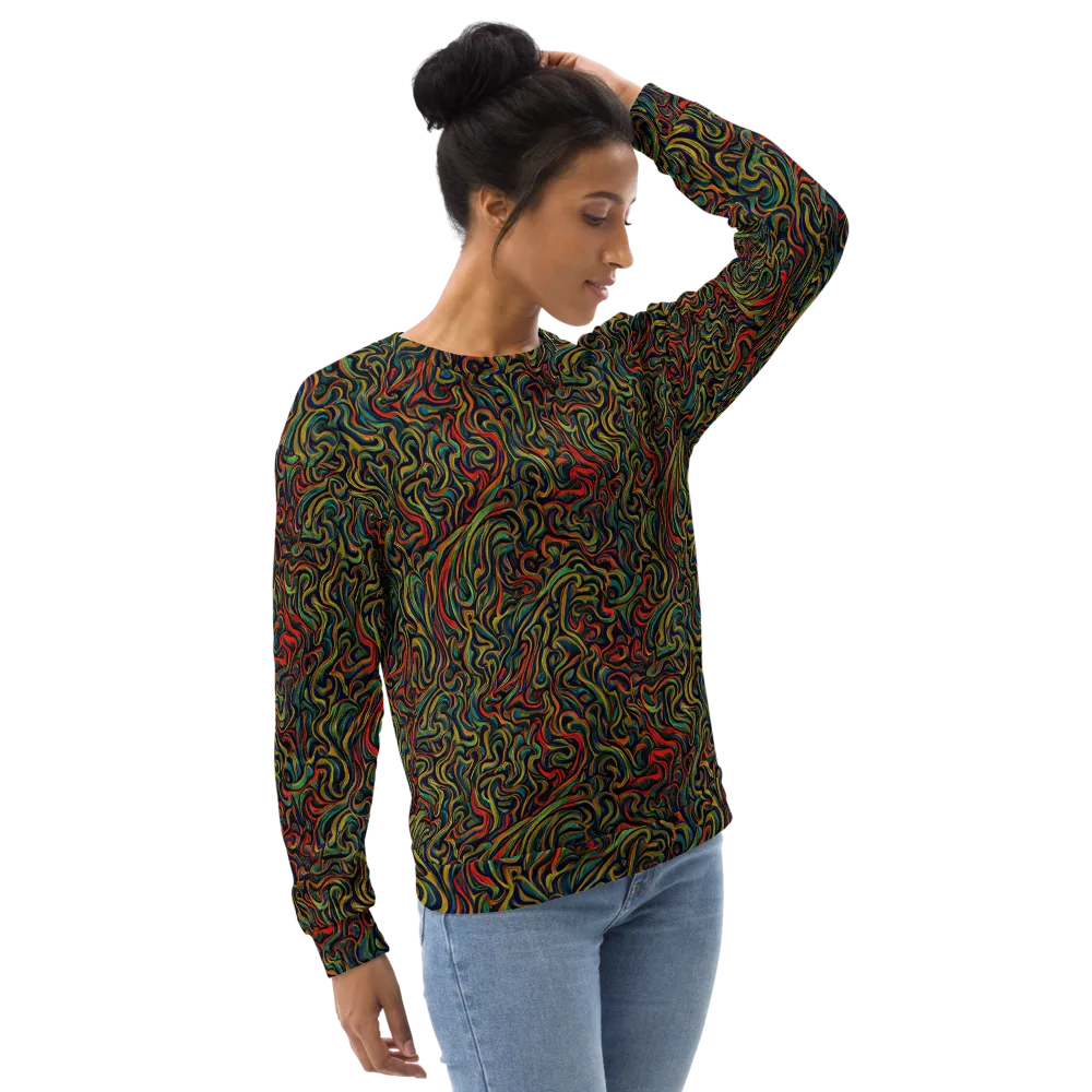 The Color Surge on Sweatshirt — Right Front