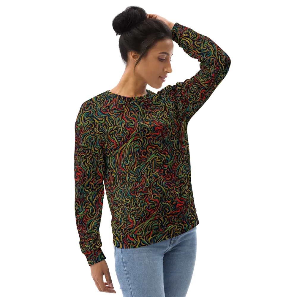 The Color Surge on Sweatshirt — Right Front