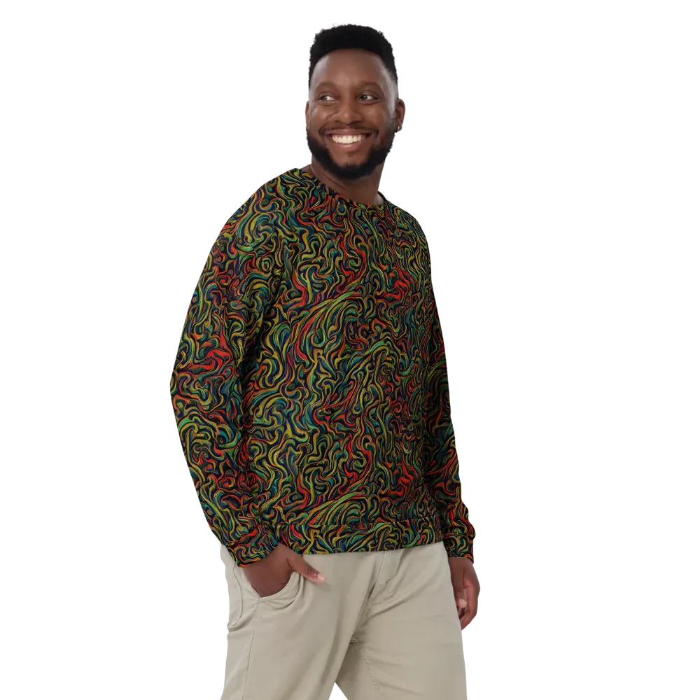 The Color Surge on Sweatshirt — Front