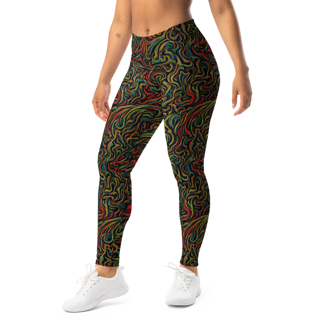 The Color Surge on Leggings — Left Front