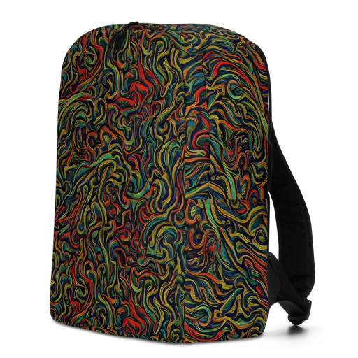 The Color Surge on a Minimalist Backpack