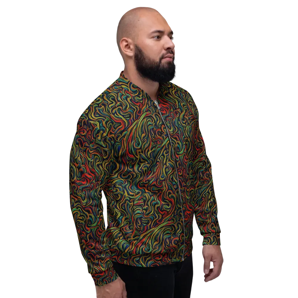 The Color Surge on Bomber Jacket — Right