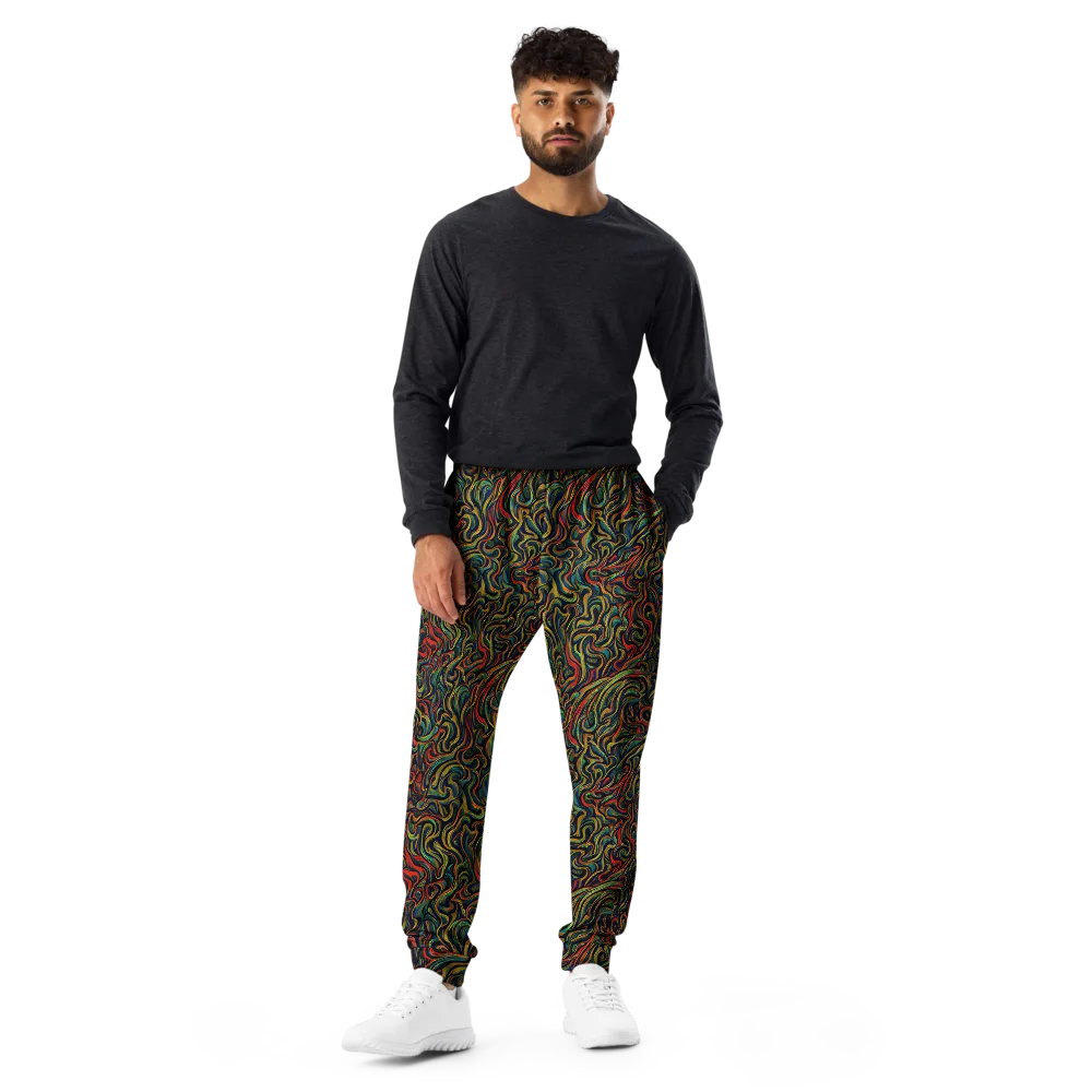 The Color Surge on Men's Joggers — Front
