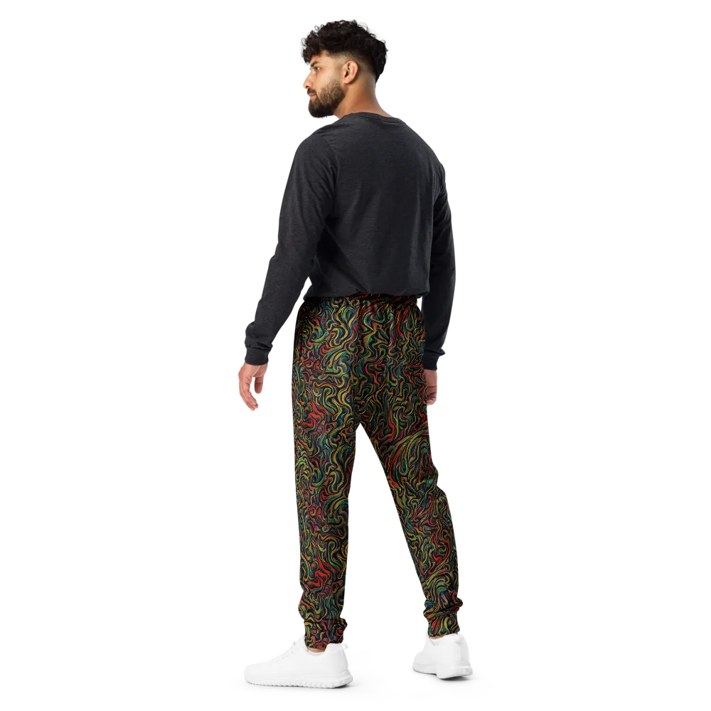The Color Surge on Men's Joggers — Back