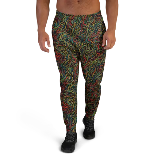 The Color Surge on a Men's Joggers