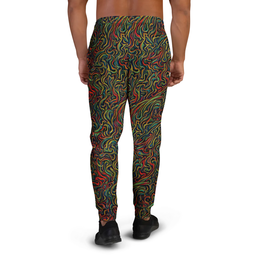 The Color Surge on Men's Joggers — Back