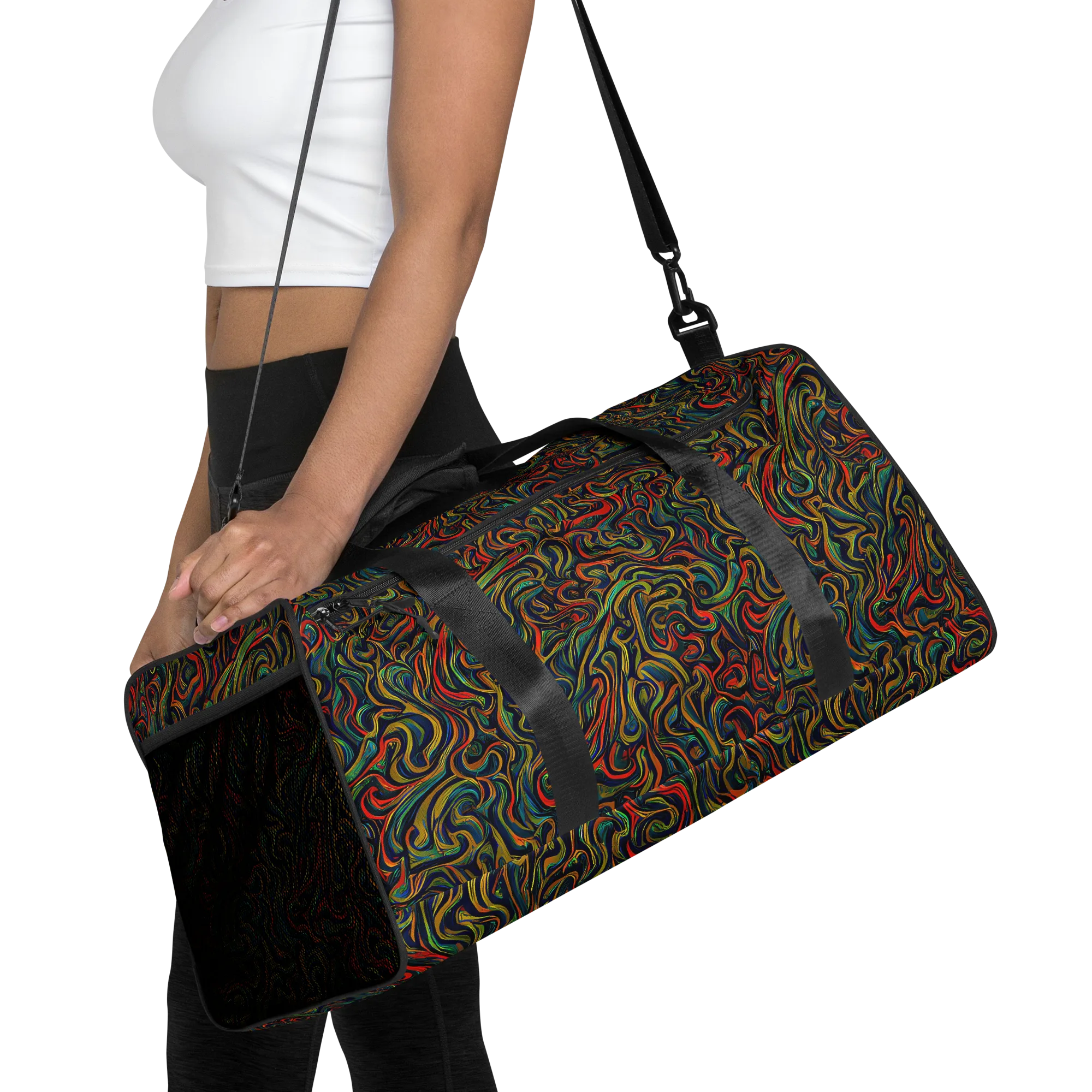 The Color Surge on Duffle Bag — Front