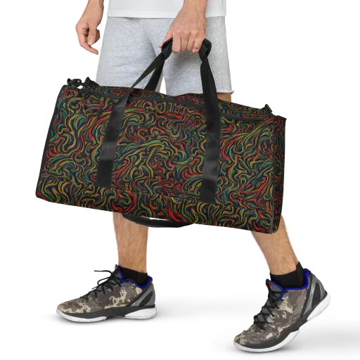 The Color Surge on a Duffle Bag