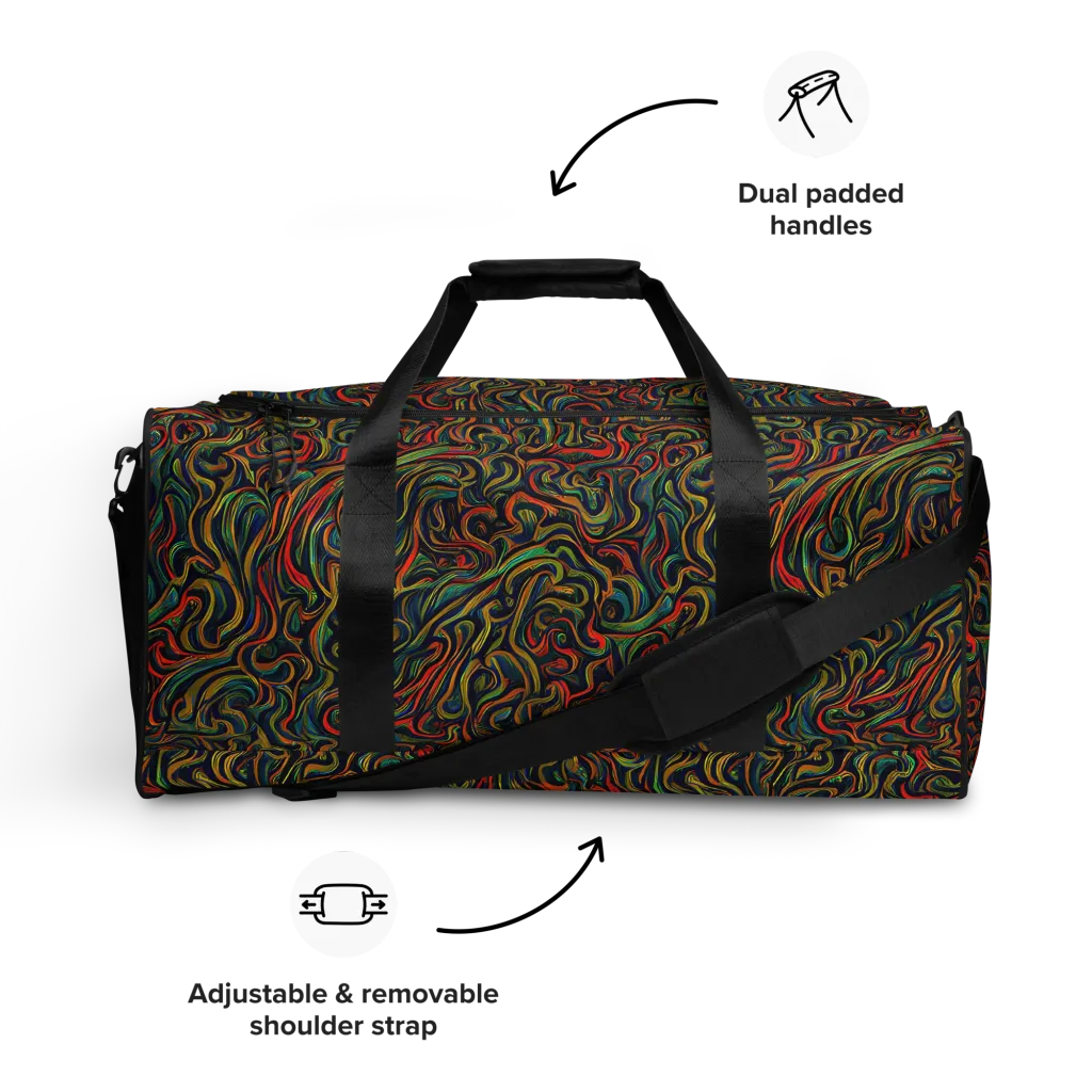The Color Surge on Duffle Bag — Front