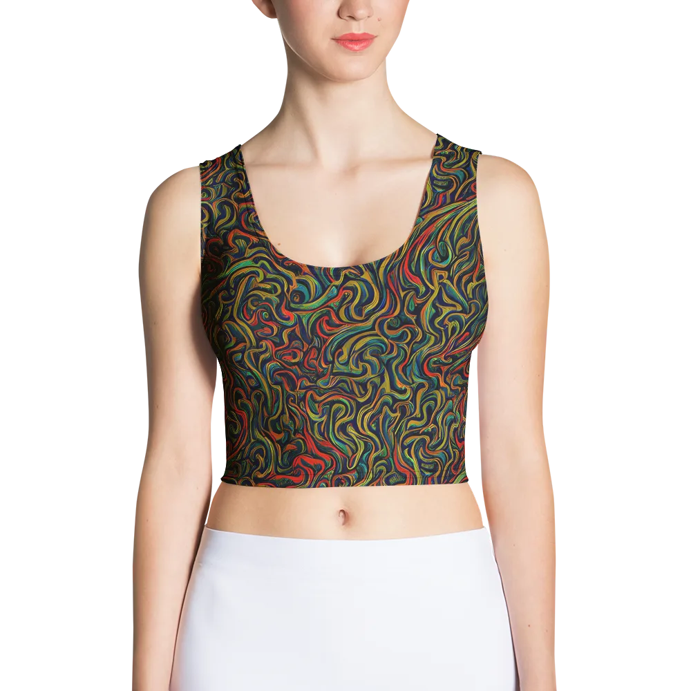 The Color Surge on Crop Top — Front