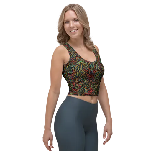 The Color Surge on a Crop Top