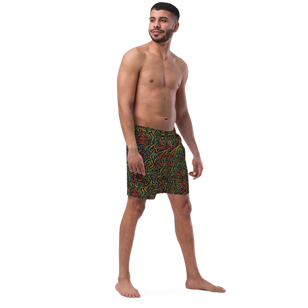 The Color Surge on Swim Trunks — Right Front