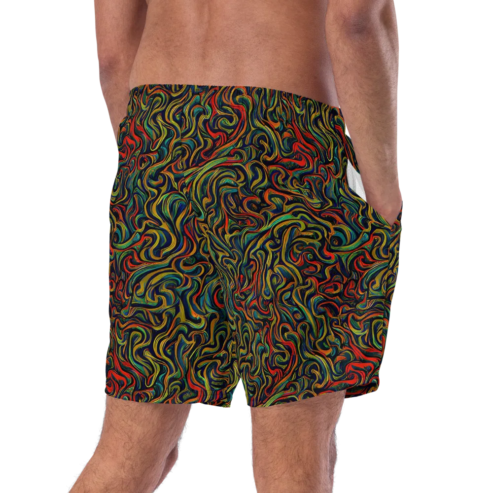 The Color Surge on Swim Trunks — Right Back