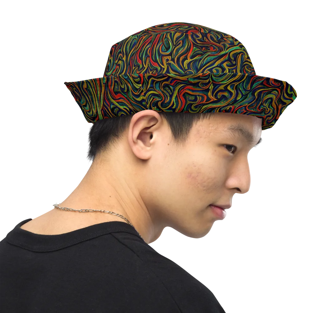 The Color Surge on Reversible Bucket Hat — Right Outside