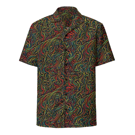 The Color Surge on a Button Shirt