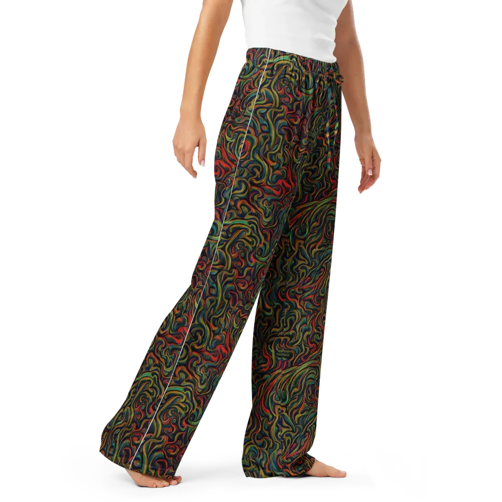 The Color Surge on Women's Pajama Pants — Right Front