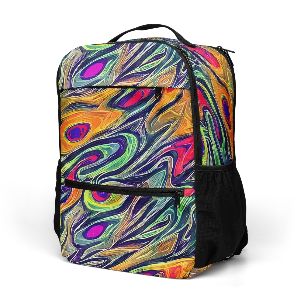 Chromatic Feather on Utility Backpack — Left Front
