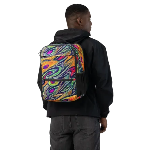 Chromatic Feather on a Utility Backpack