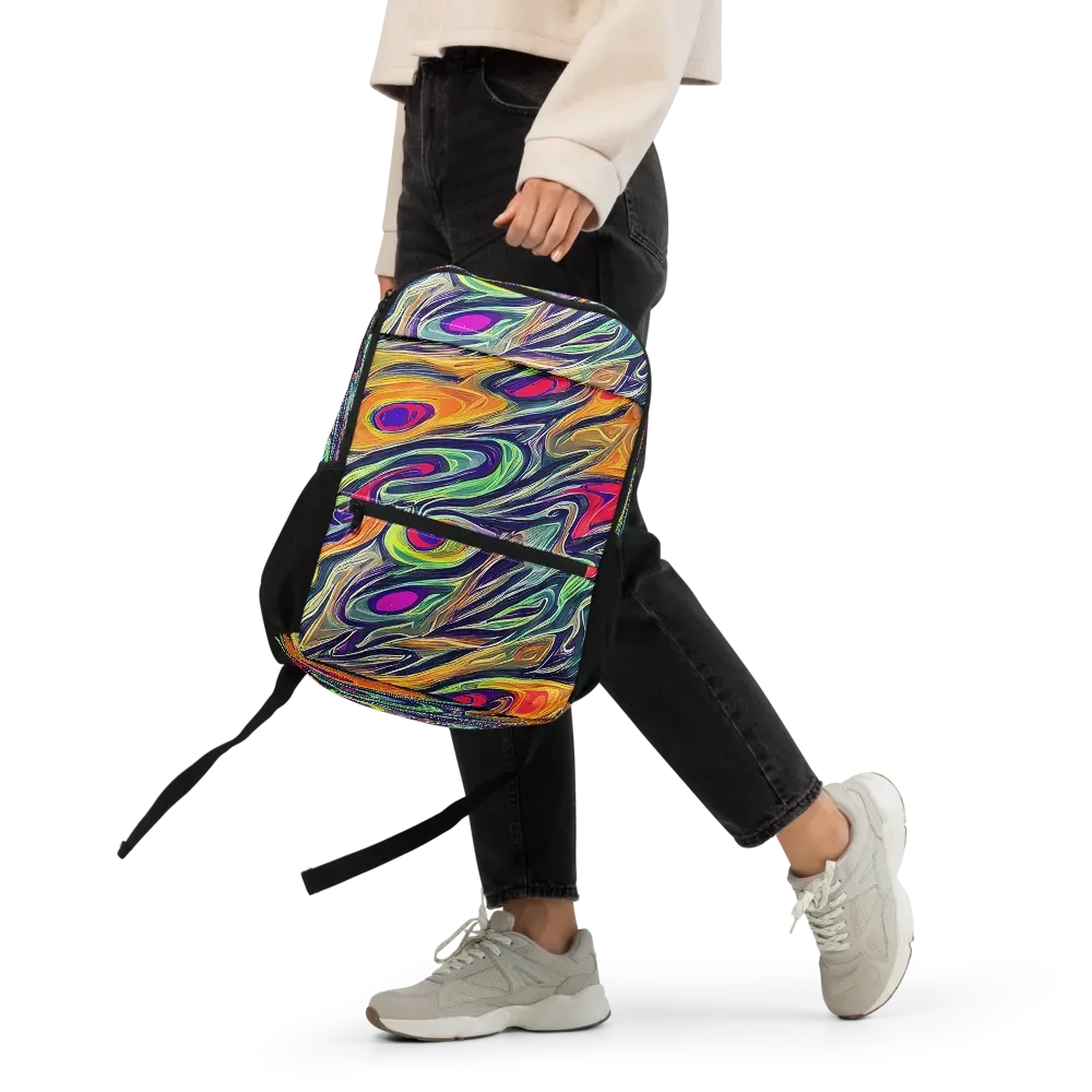 Chromatic Feather on Utility Backpack — Front