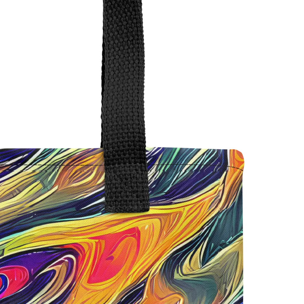 Chromatic Feather on Tote Bag — Product details