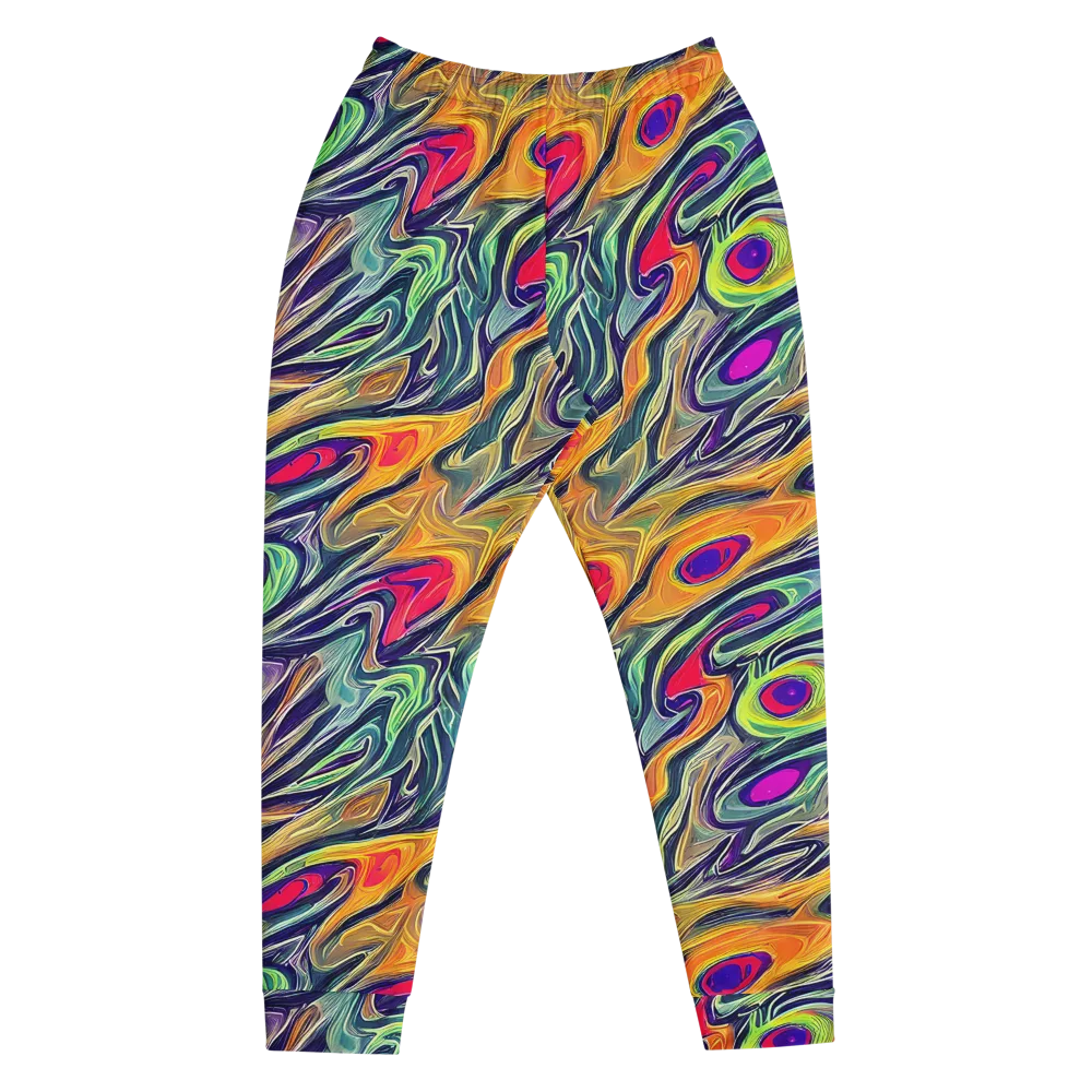 Chromatic Feather on Men's Joggers — Front