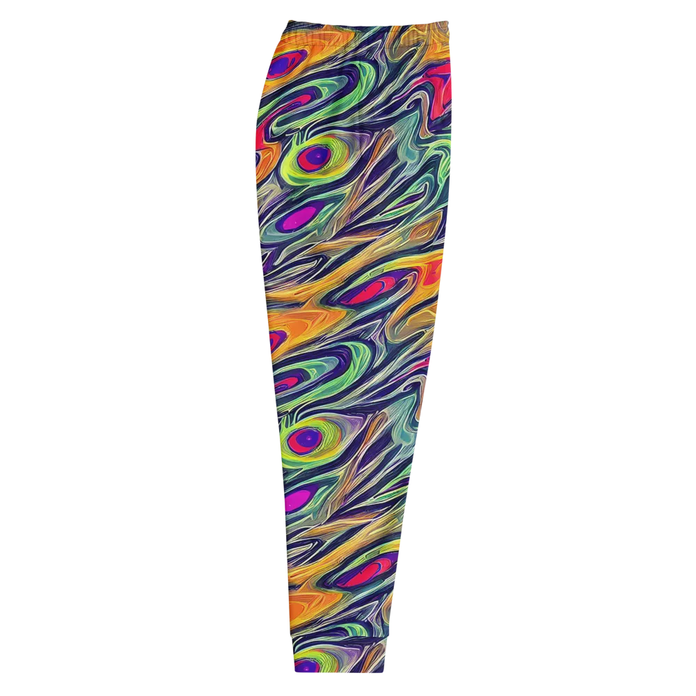 Chromatic Feather on Men's Joggers — Right