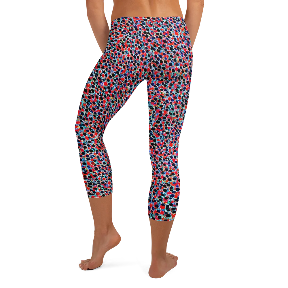 Color Circuit on Capri Leggings — Back
