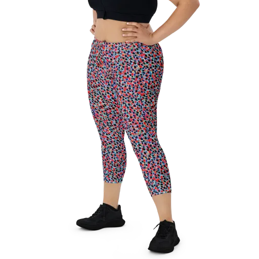 Color Circuit on a Capri Leggings