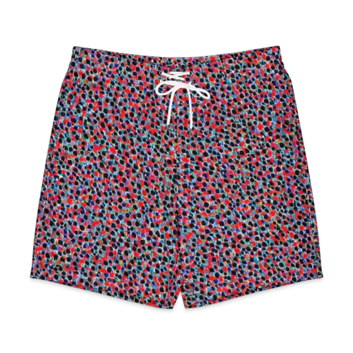 Color Circuit on a Men's Board Shorts