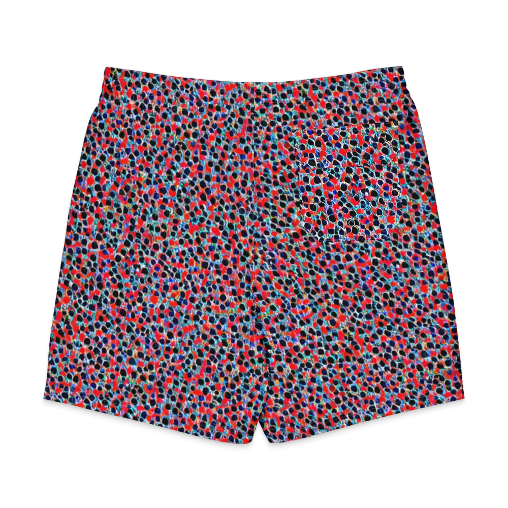 Color Circuit on Men's Board Shorts — Back
