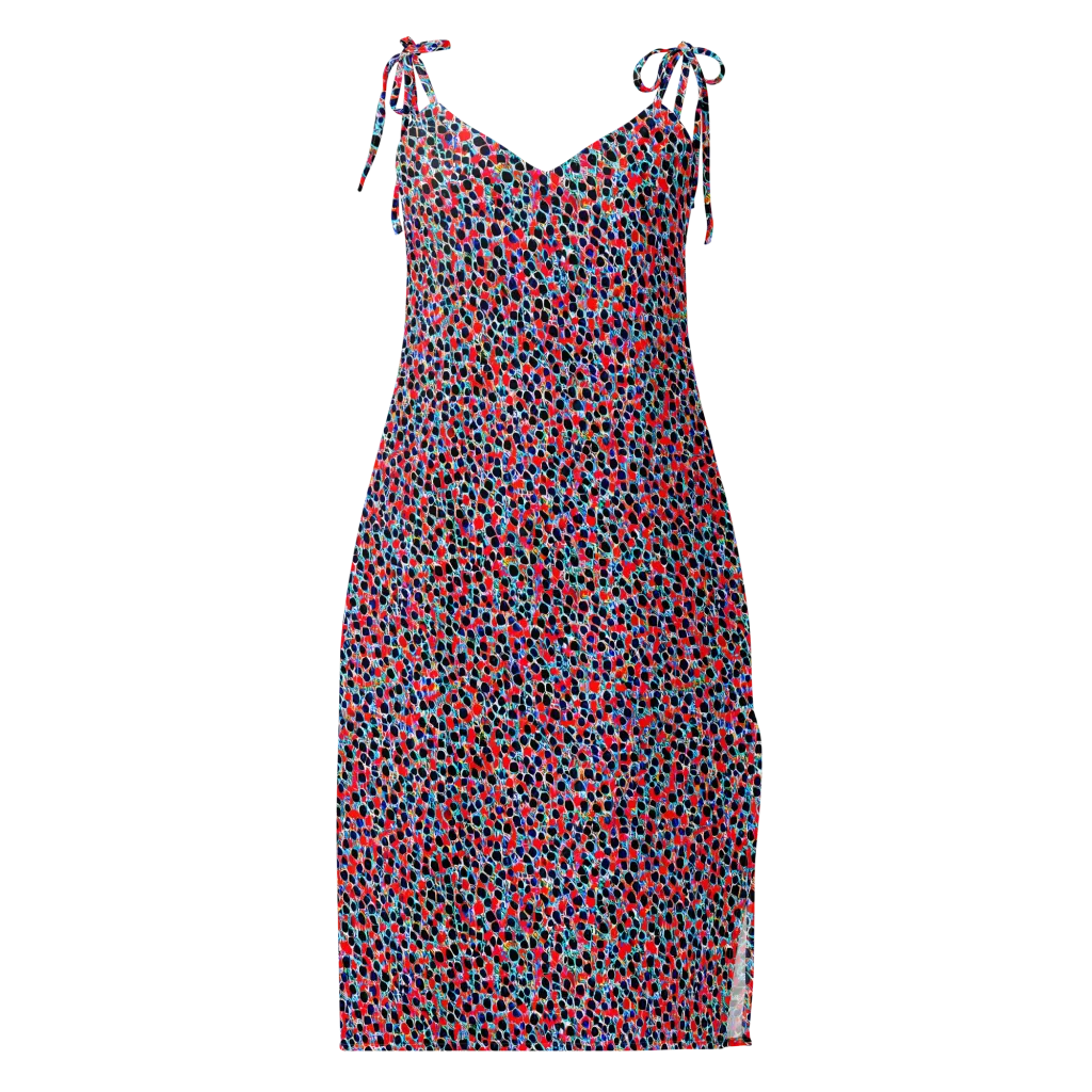 Color Circuit on Slip Dress — Front