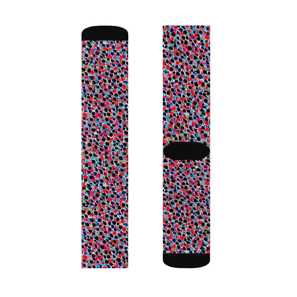 Color Circuit on Socks — Right Sock