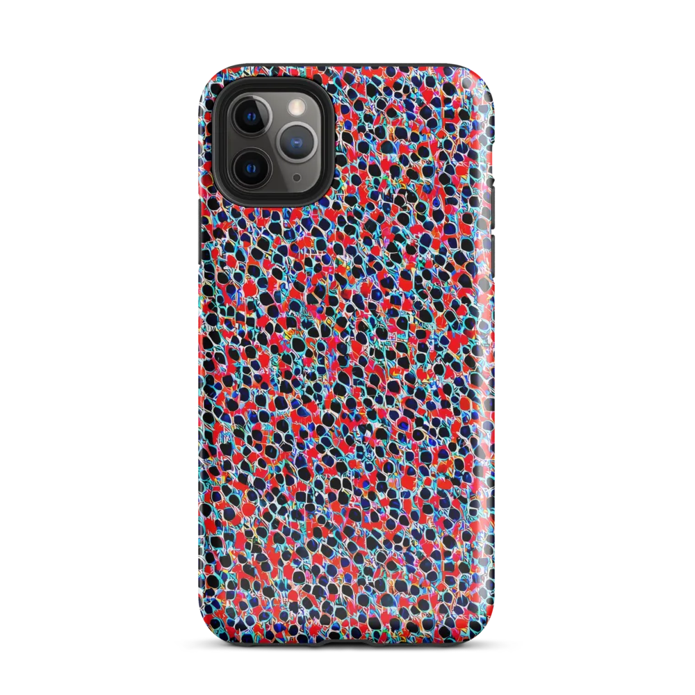 Color Circuit on Tough Case for iPhone® — Front