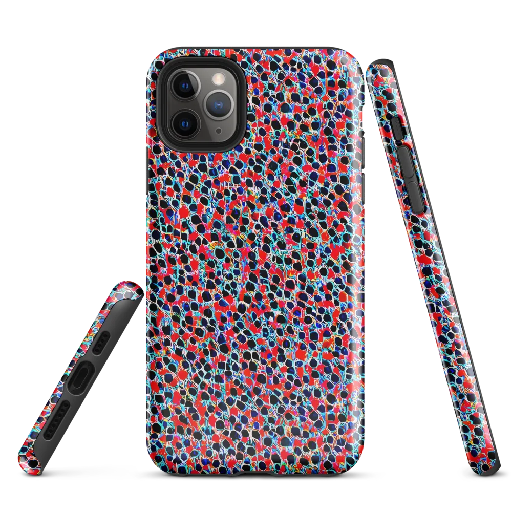 Color Circuit on Tough Case for iPhone® — Front