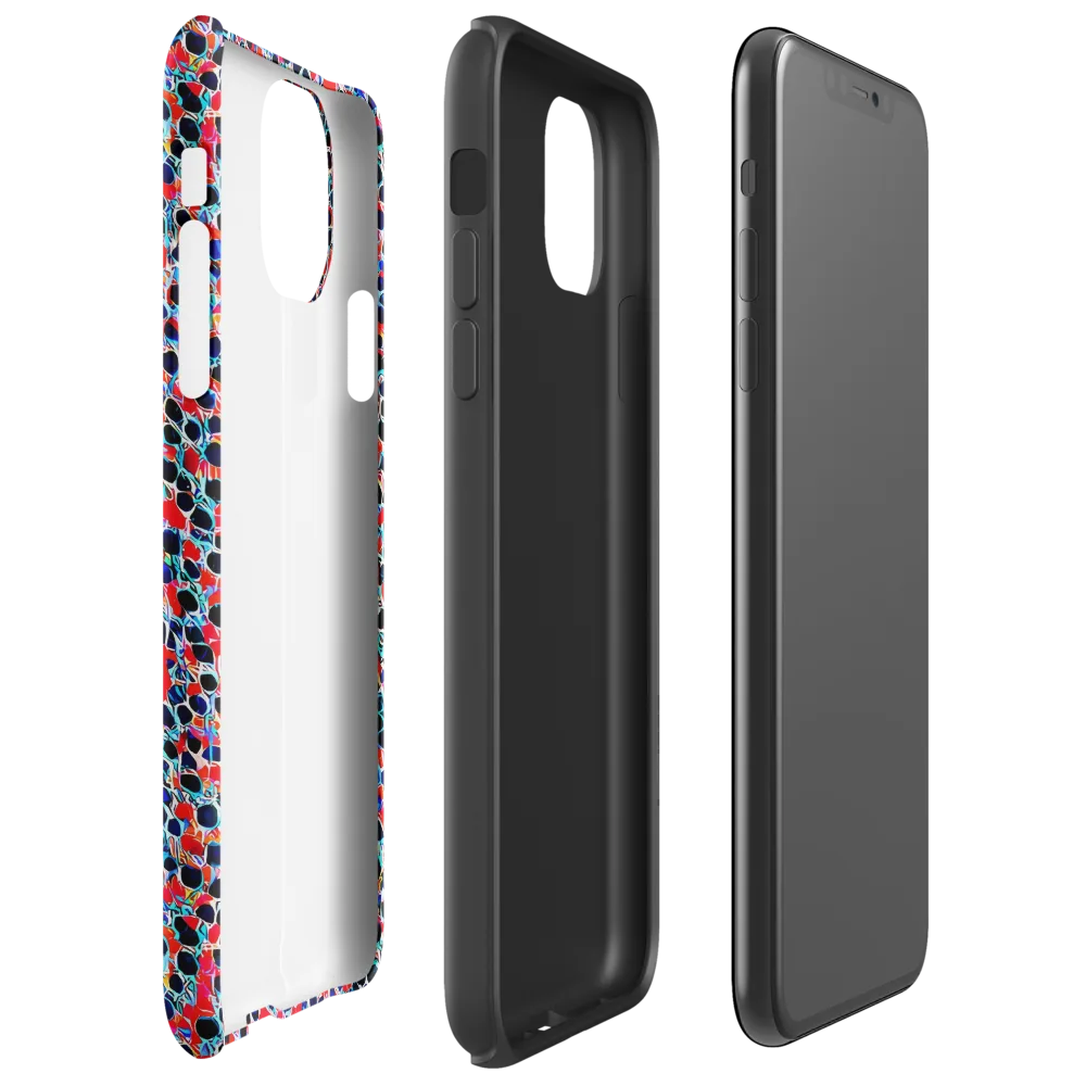 Color Circuit on Tough Case for iPhone® — Right