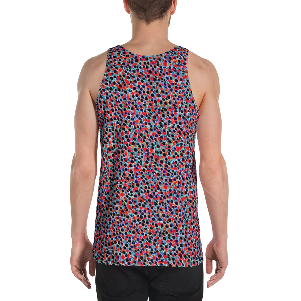 Color Circuit on Men's Tank Top — Back