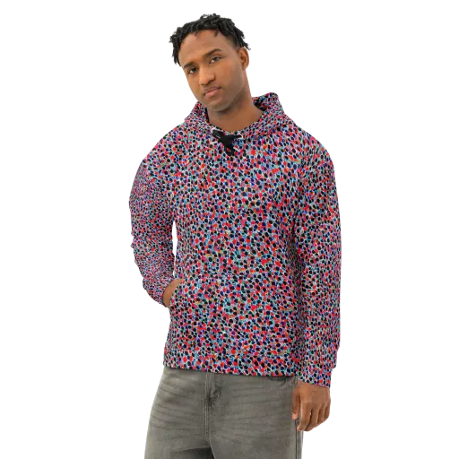 Color Circuit on a Cotton Hoodie