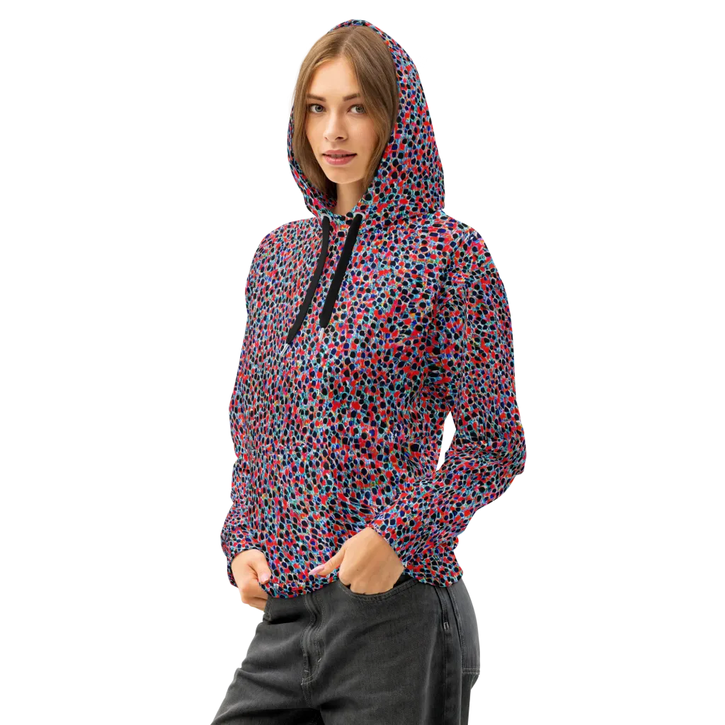 Color Circuit on Cotton Hoodie — Left Front