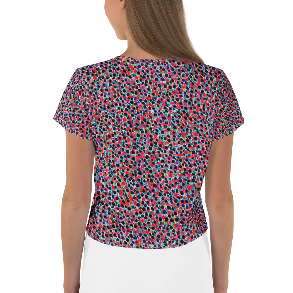 Color Circuit on Crop Tee — Back