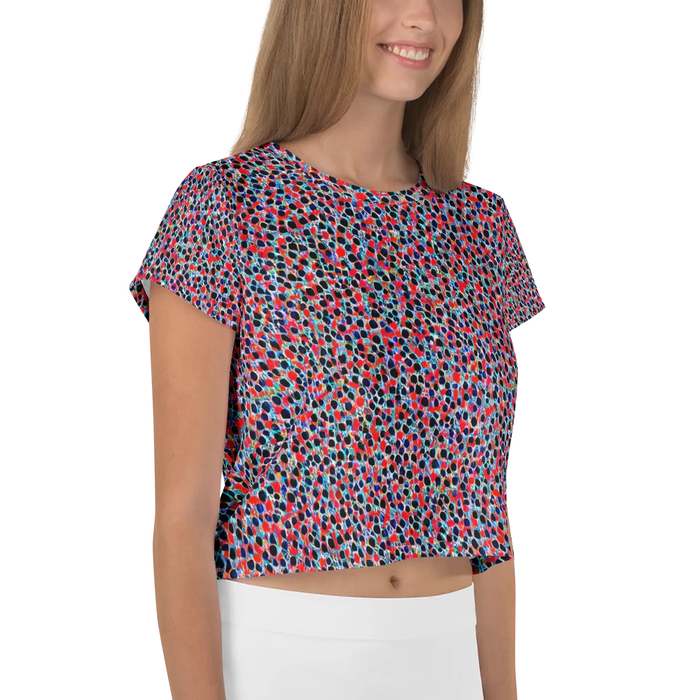 Color Circuit on Crop Tee — Right