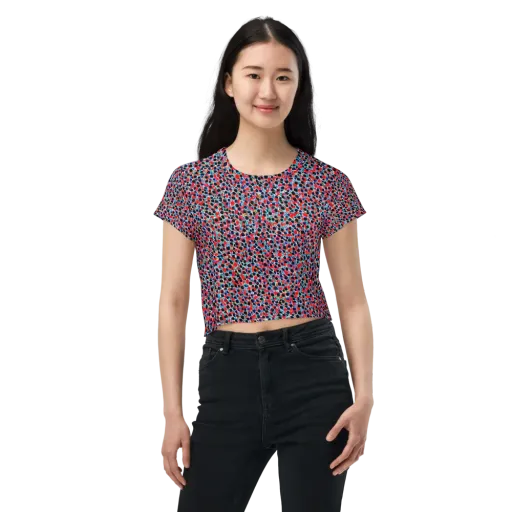 Color Circuit on a Crop Tee